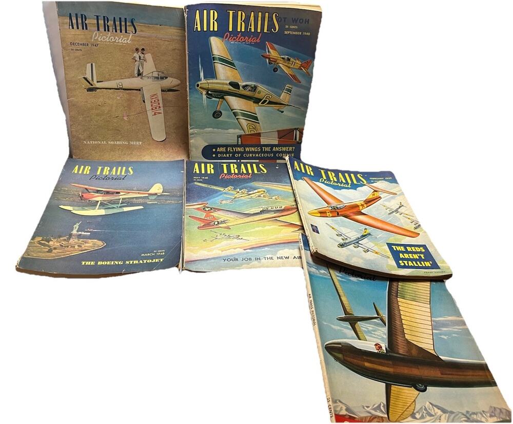 Air Trails Pictorial Magazine LOT OF 6 from 1947-49